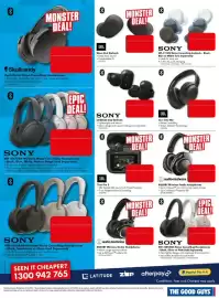The Good Guys catalogue week 43 Page 26: JBL Tour Pro 3, Sony LinkBuds Clip Earbuds