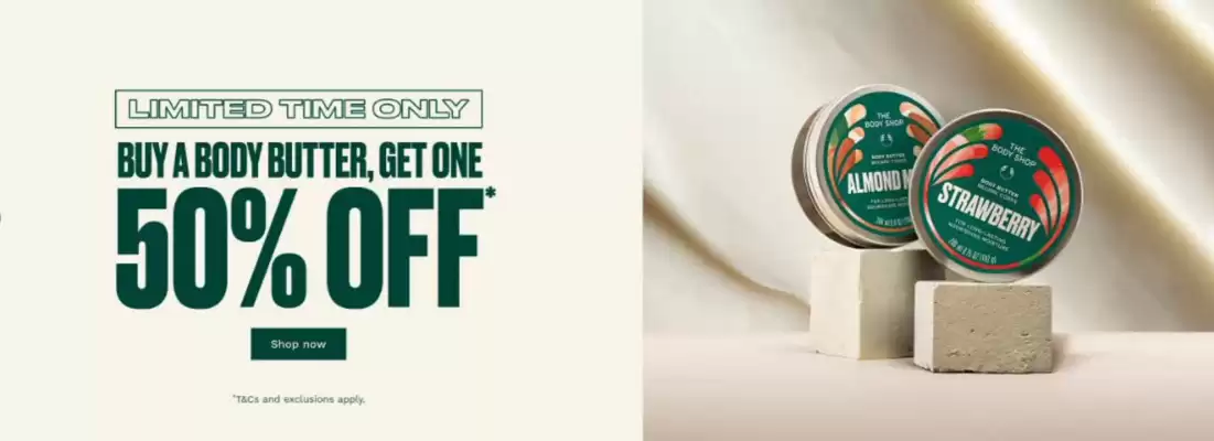 The Body Shop (valid until 5-11)