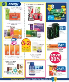 Clicks catalogue Page 12: Clicks Expert Vitamin B12 with Folate €199,00, Liviton Energy Elixir €55,99