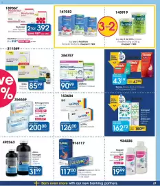 Clicks catalogue Page 23: Ulsanic Suspension €117,00, Rennie Antacid €47,99