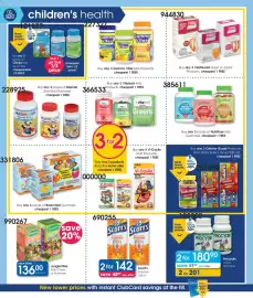 Clicks catalogue Page 24: JungleVites Kids' Chews or Gummies €136,00, Scott's Emulsion €142,00