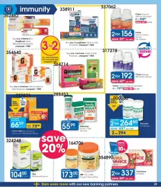 Clicks catalogue Page 25: ViraVance €337,00, Procydin 60 Capsules €264,60