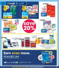 Clicks catalogue Page 27: Clicks vitamin C & zinc throat lozenges €55,99, Salex Nasal Products €79,99