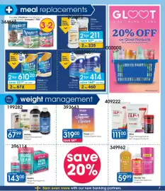 Clicks catalogue Page 7: Drops GLP-1 Support System Pack €319,00, Ensure Gold Advanced Nutritional Supplement €610,20