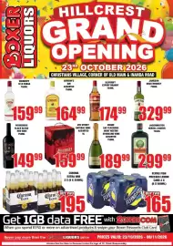 Boxer Liquors catalogue Page 1: SMIRNOFF 1818 VODKA €159,99, Jagermeister Herbal Liqueur €299,99