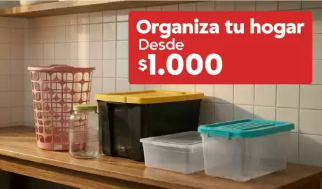 Catálogo Super Bodega a Cuenta Página 1: Organiza tu hogar €1.000,00
