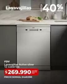 Catálogo Easy Página 2: Fdv - lavavajillas active silver 12 cubiertos €269.990,00
