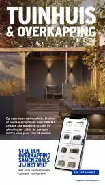 GAMMA folder | Tuin Pagina 10: TUINHUIS & OVERKAPPING 1 PD 10:57 4G Op zoek naar een tuinhuis, blokhut of overkapping? Kom