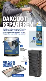 GAMMA folder | Tuin Pagina 16: Aquaplan DakMastic afdichtingskit, Aquaplan gootvernieuwer zinkkleurig
