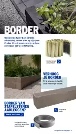 GAMMA folder | Tuin Pagina 29: Borderrol met uitspoeldoek, Stapelblok beige