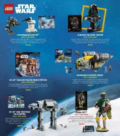 Catalogue Fnac page 100: Lego star wars boba fett €169,99, Lego star warstm vaisseau le razor crest €149,99