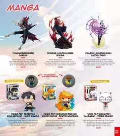 Catalogue Fnac page 109: Funko pop! animation dandadan - turbo granny €18,99, Sega figurine jujutsu kaisen satoru gojo €25,99