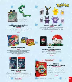Catalogue Fnac page 113: Jazwares figurine articulée pokémon rayquaza 15 cm €24,99, Hasbro qui est-ce ? pokémon €25,99