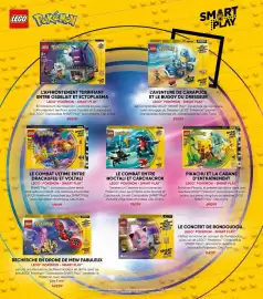 Catalogue Fnac page 114: Lego pokémon - smart play l'affrontement terrifiant entre osselaït et ectoplasma €89,99