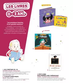 Catalogue Fnac page 120: Gallimard jeunesse les comptines de m €24,95, Nathan t’choupi super pirate €13,90