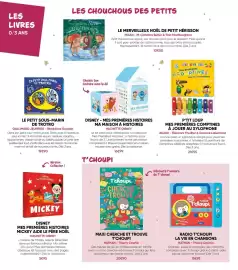 Catalogue Fnac page 124: Hachette disney disney mes premières histoires mickey aide le père noël €5,95