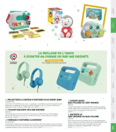 Catalogue Fnac page 13: Merlin casque audio bleu polaire ou vert amande €29,99