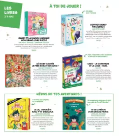 Catalogue Fnac page 136: Hachette disney coffret fini l'ennui ! €13,99