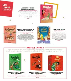 Catalogue Fnac page 142: Calendrier de l’avent anatole latuile €24,90, Soleil un noël enchanté €10,50