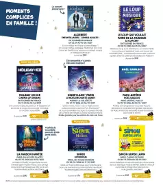 Catalogue Fnac page 146: Holiday on ice cinema of dreams en tournée en france €24,00, Shrek le musical €17,00
