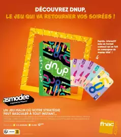 Catalogue Fnac page 148: Asmodee un jeu malin où votre stratégie peut basculer à tout instant €12,99