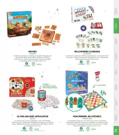 Catalogue Fnac page 29: Wilson jeux mon premier jeu d'échecs €28,99, Dujardin mille bornes classique €19,99