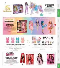 Catalogue Fnac page 35: L.o.l. surprise! poupée omg music festival jennie €34,99, Hyojo hello kitty and friends €19,99