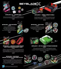Catalogue Fnac page 42: Hasbro beyblade x - pack dual €19,99, Hasbro beyblade x - arène combats mobile €29,99