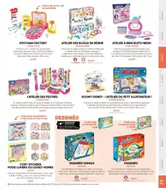 Catalogue Fnac page 45: Nathan dessinéo manga €39,99, Canal toys keychain factory €26,99