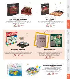 Catalogue Fnac page 51: Hasbro monopoly classique €29,99, Hasbro trivial pursuit édition famille €49,99