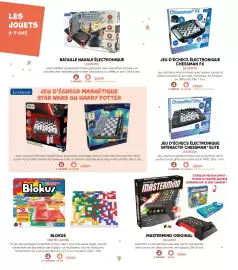 Catalogue Fnac page 52: Lexibook bataille navale électronique €34,99, Mattel games blokus €29,99