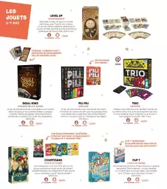 Catalogue Fnac page 60: Ravensburger level up €17,99, Grandpa beck’s games skull king €15,99