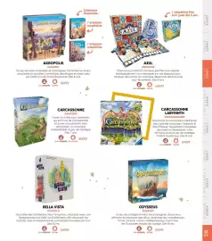 Catalogue Fnac page 63: Studio h bella vista €36,99, Asmodee carcassonne €35,99