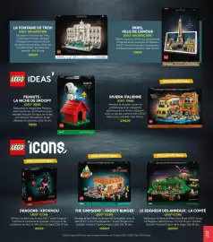 Catalogue Fnac page 73: Lego architecture la fontaine de trevi €159,99, Lego riviera italienne €279,99