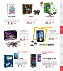 Catalogue Fnac page 81: Jumbo hitster bingo €34,99, Jumbo match my beat €24,99