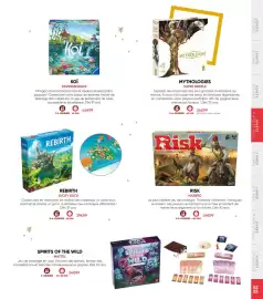 Catalogue Fnac page 83: Ravensburger koi €44,99, Mattel spirits of the wild €24,99