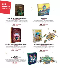 Catalogue Fnac page 84: Goliath les sims le jeu de société €29,99, Asmodee le hobbit histoire d'un aller et retour €29,99