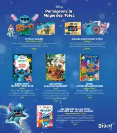 Catalogue Fnac page 88: Hachette disney stitch le guide des aliens €15,95, Hemma disney stitch crée ton héros en 3d €7,95