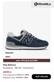 Eobuwie gazetka tydzień 43 Strona 5: New Balance Sneakers · NB 574 · Granatowy €419,99