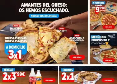 Folleto Domino's Pizza Página 1