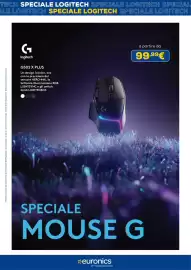 Volantino Euronics settimana 43 Pagina 3: Logitech G502 X PLUS €99,99