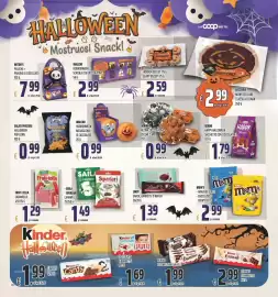 Volantino Coop Pagina 10: Salati Preziosi Halloween Popcorn €0,99, M&M'S €2,99