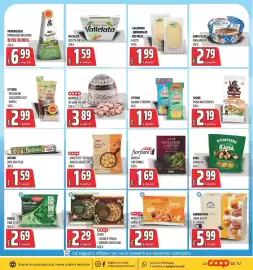 Volantino Coop Pagina 18: Pinsa Cesare Pinsa Multicereali €2,19, Mortadella da suini italiani €3,89