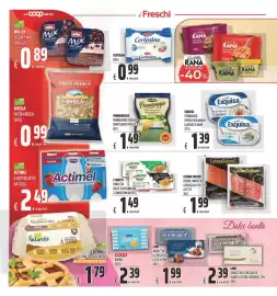 Volantino Coop Pagina 6: Parmareggio Parmigiano Reggiano Grattugiato Fresco D.O.P. €1,49