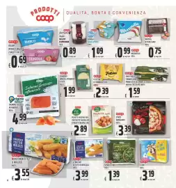 Volantino Coop Pagina 8: Coop 2 Pizze Margherita €3,39, Spinaci a cubetti Coop €1,39