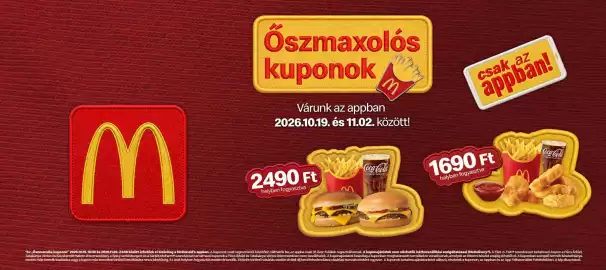 McDonald's akciós újság Oldal 1