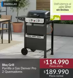 Catálogo Constructor Sodimac Página 11: Parrilla a gas denver pro 2 quemadores €114.990,00