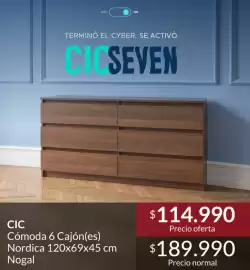 Catálogo Constructor Sodimac Página 5: Cic - comoda 6 cajones €114.990,00