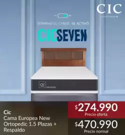 Catálogo Constructor Sodimac Página 7: Cic - cama new ortopedic 1.5 plazas + respaldo €274.990,00