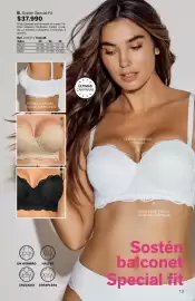 Catálogo Leonisa Página 13: Sosten balconet special fil €37.990,00